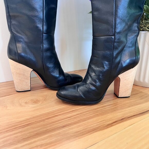 Rachel Comey Tall Black Carta Boots - Picture 9 of 10